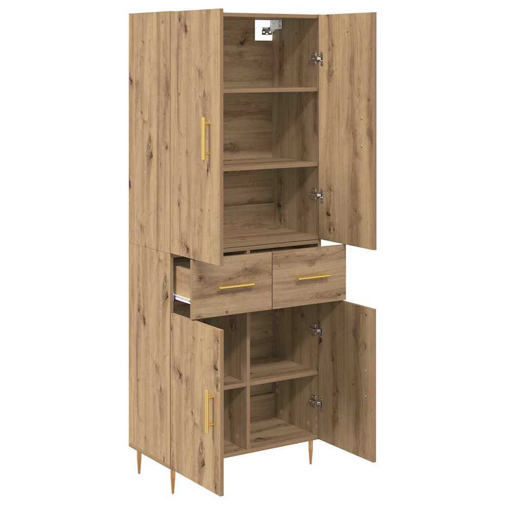 Highboard Artisan Oak 69.5 x 34 x 180 cm Engineered Wood
