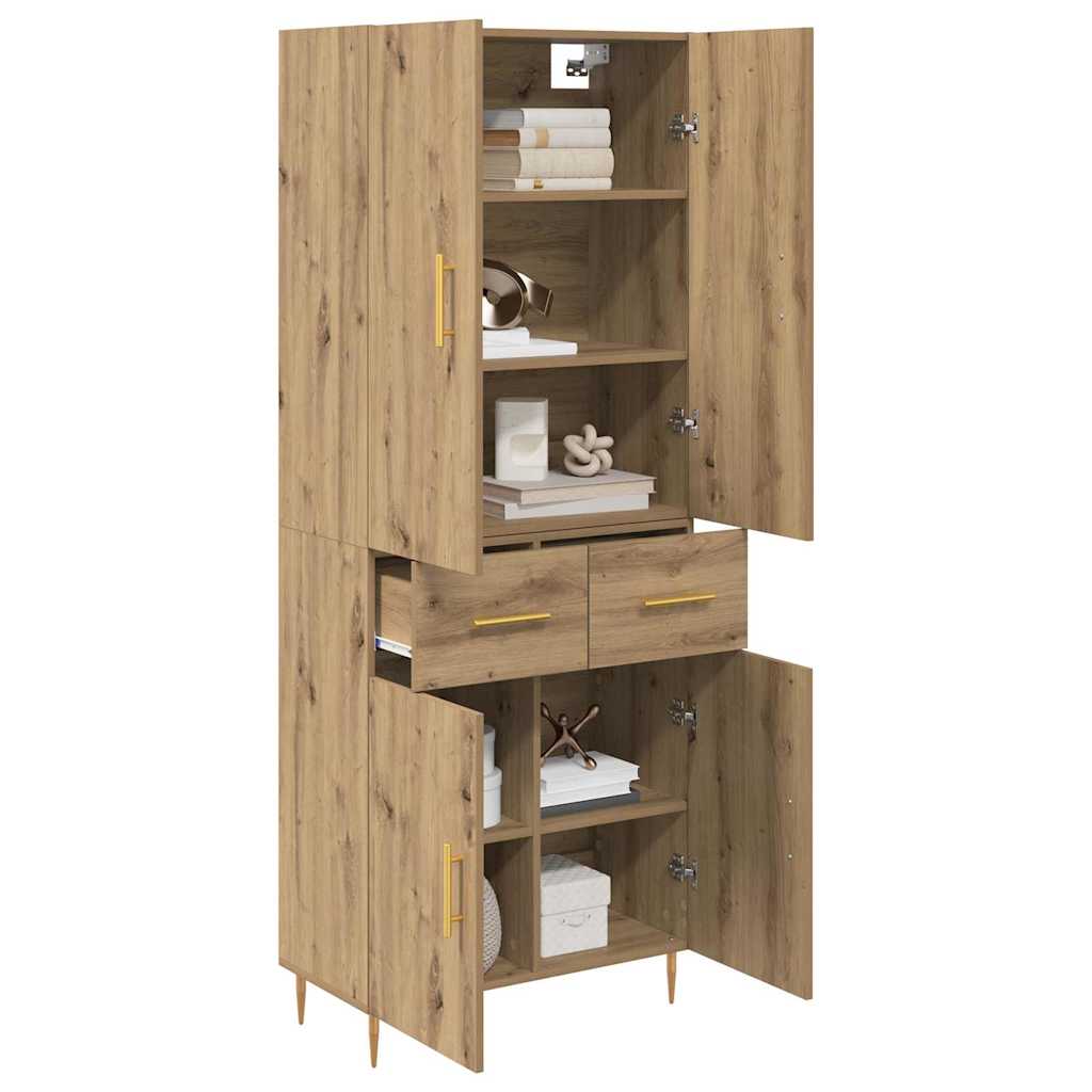 Highboard Artisan Oak 69.5 x 34 x 180 cm Engineered Wood
