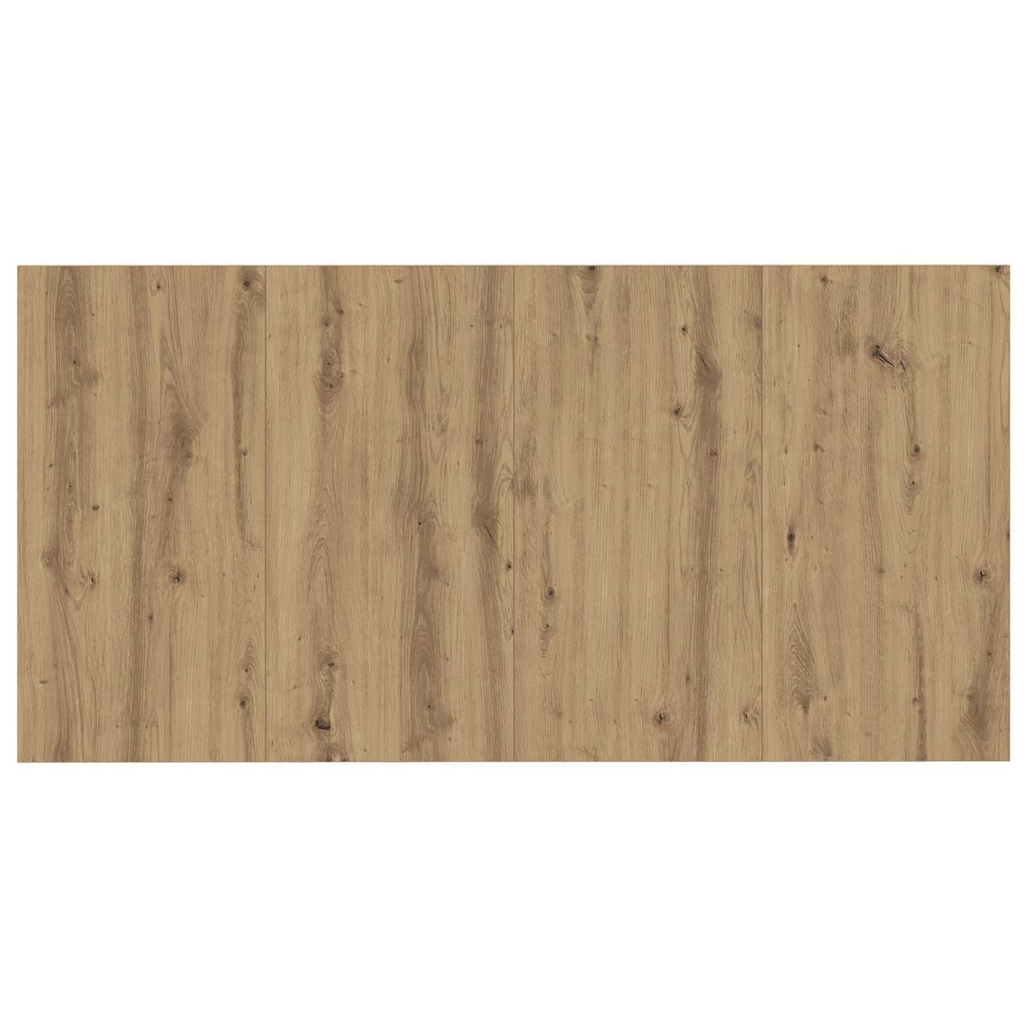 Headboard with Cabinet 3 pcs Artisan Oak Engineered Wood