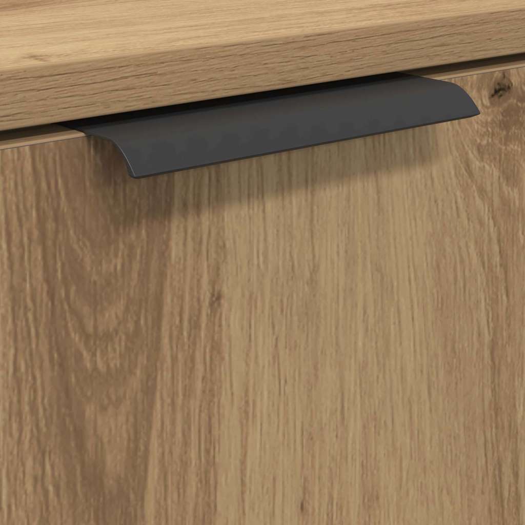 Bathroom Cabinet Set 2 pcs Artisan Oak Engineered Wood