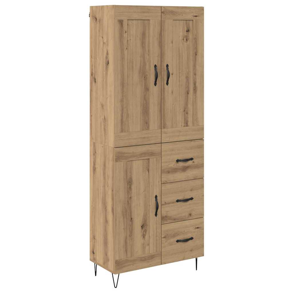 Highboard Artisan Oak 69.5 x 34 x 180 cm Engineered Wood