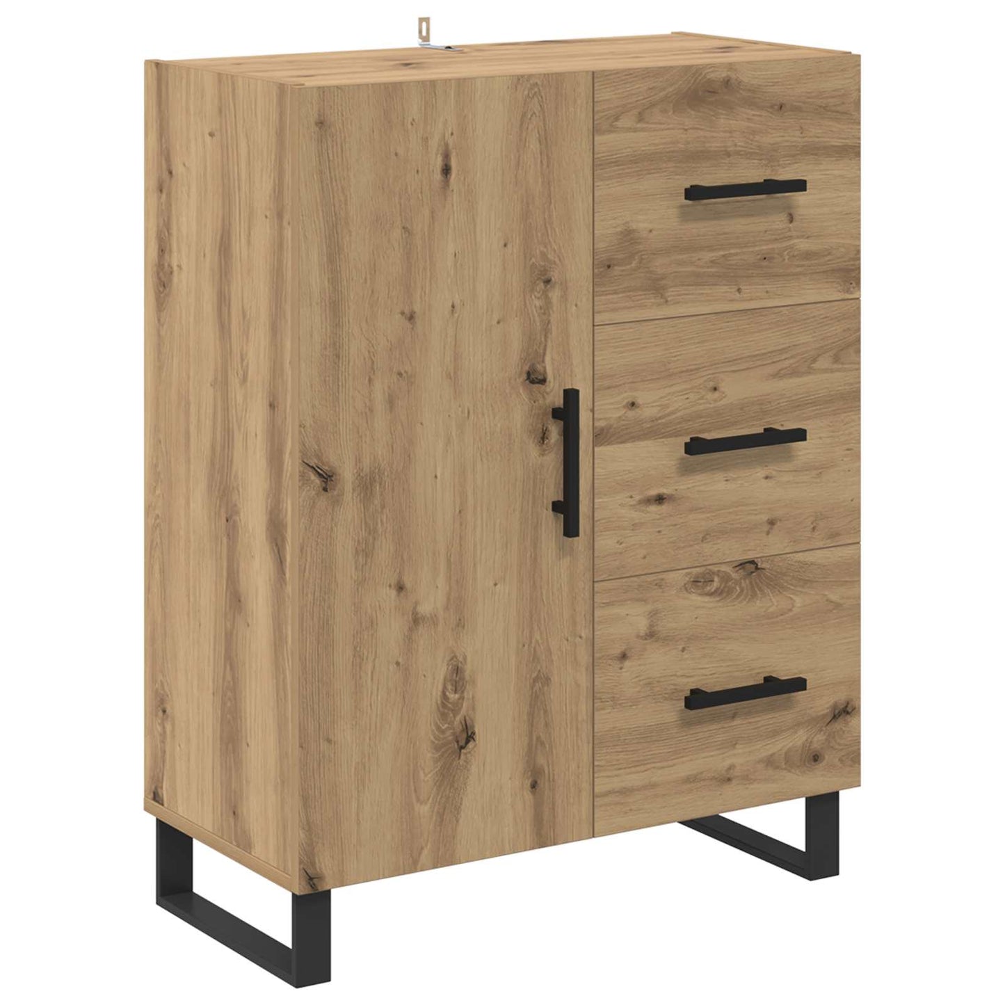 Highboard 2 pcs Artisan Oak 69.5 x 34 x 180 cm Engineered Wood