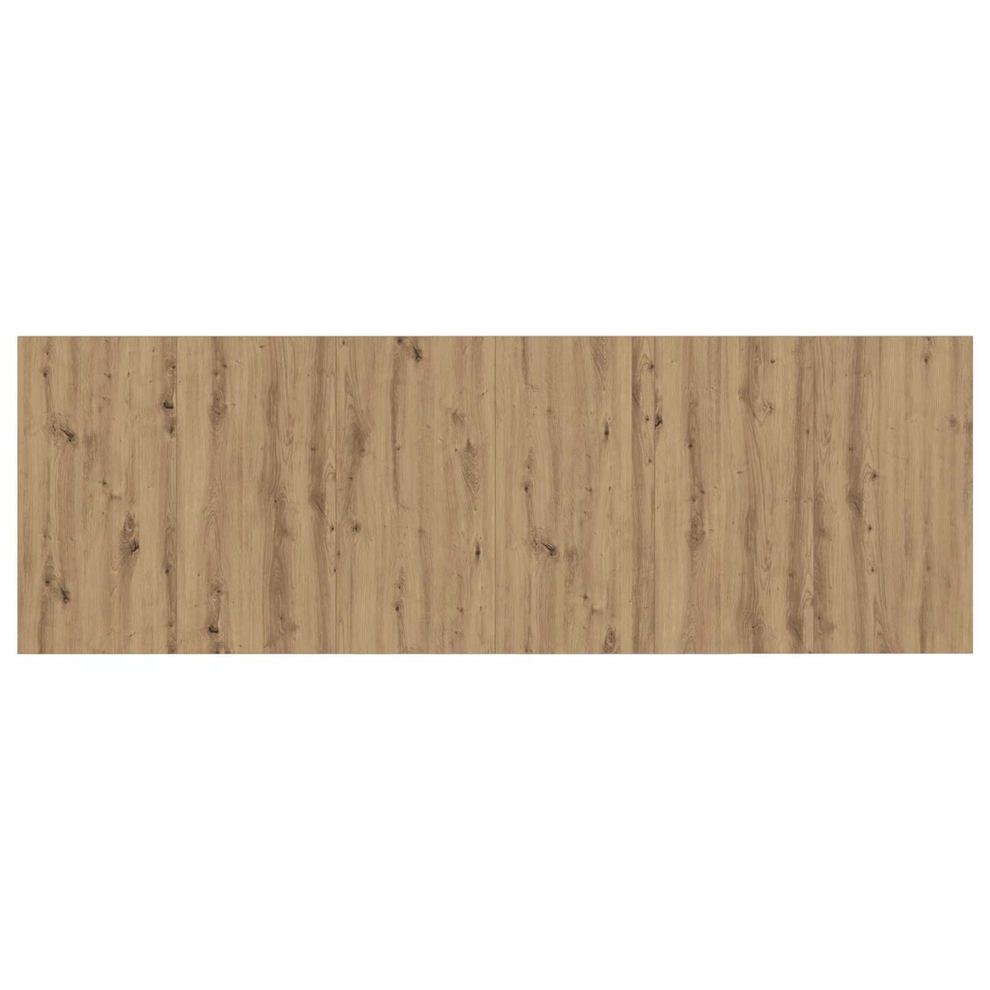Headboard with Cabinet 3 pcs Artisan Oak Engineered Wood