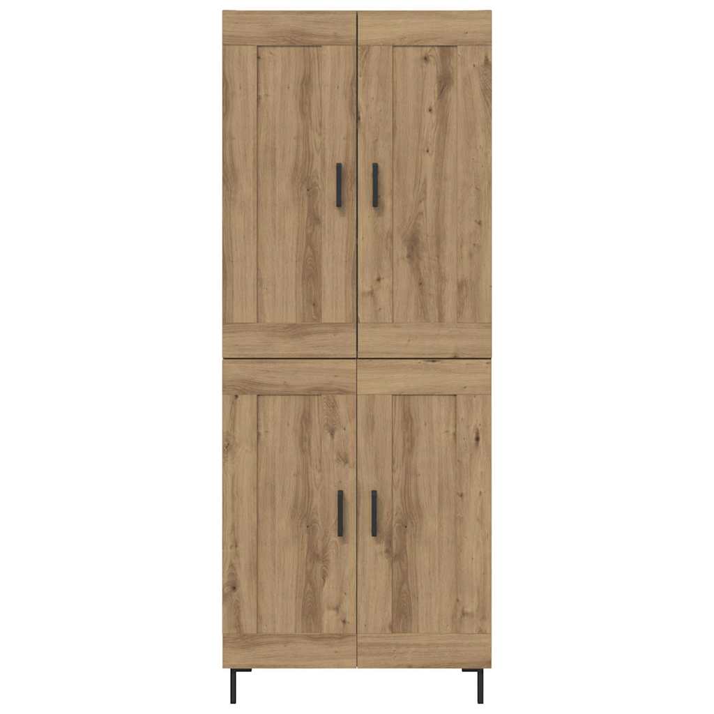 Highboard 2 pcs Artisan Oak 69.5 x 34 x 180 cm Engineered Wood