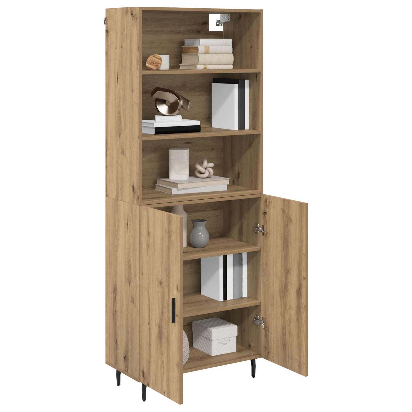Highboard 2 pcs Artisan Oak 69.5 x 32.5 x 180 cm