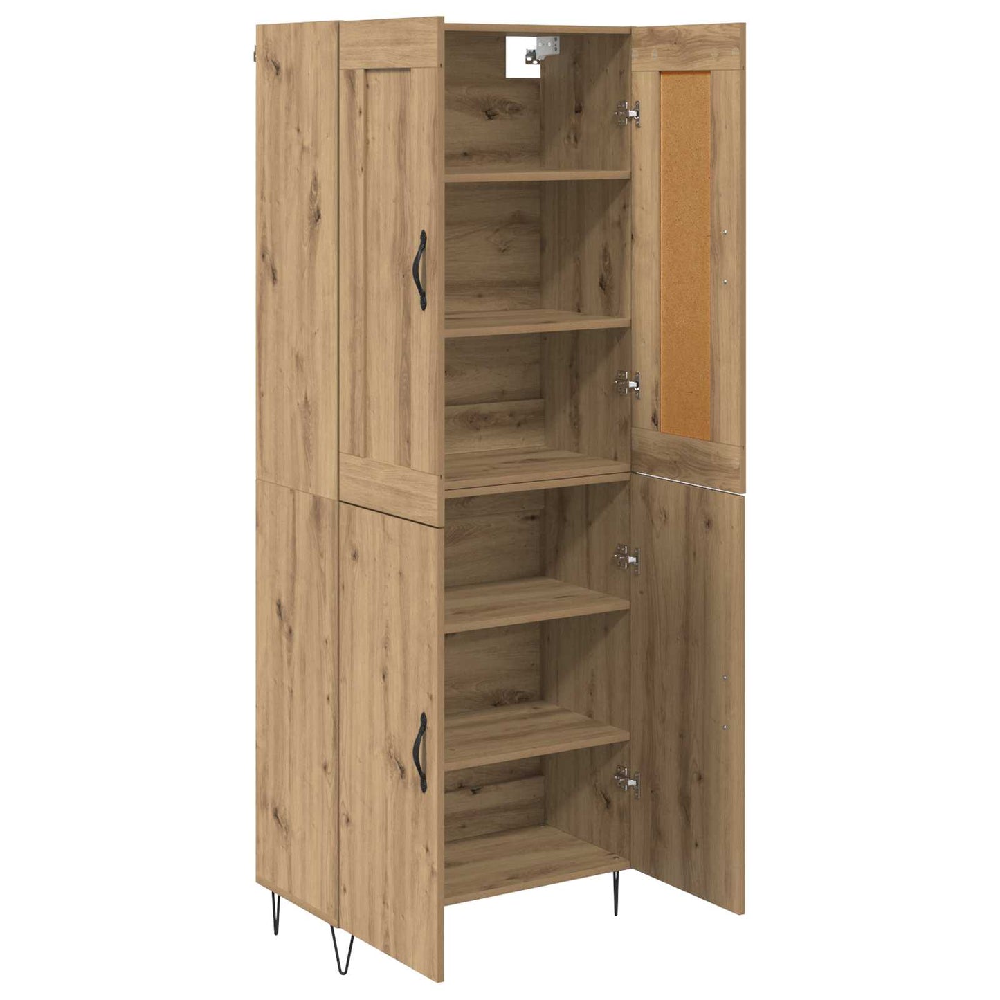 Highboard Artisan Oak 69.5 x 34 x 180 cm Engineered Wood