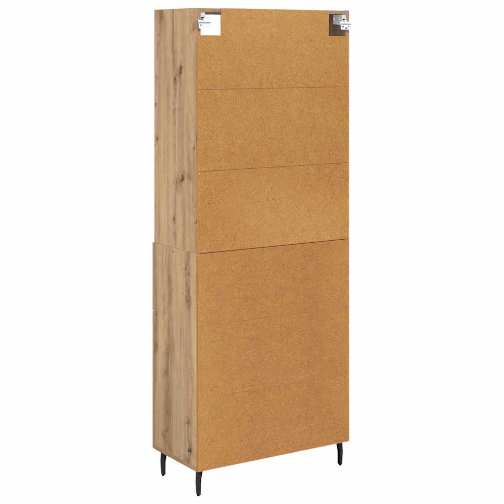 Highboard 2 pcs Artisan Oak 69.5 x 32.5 x 180 cm