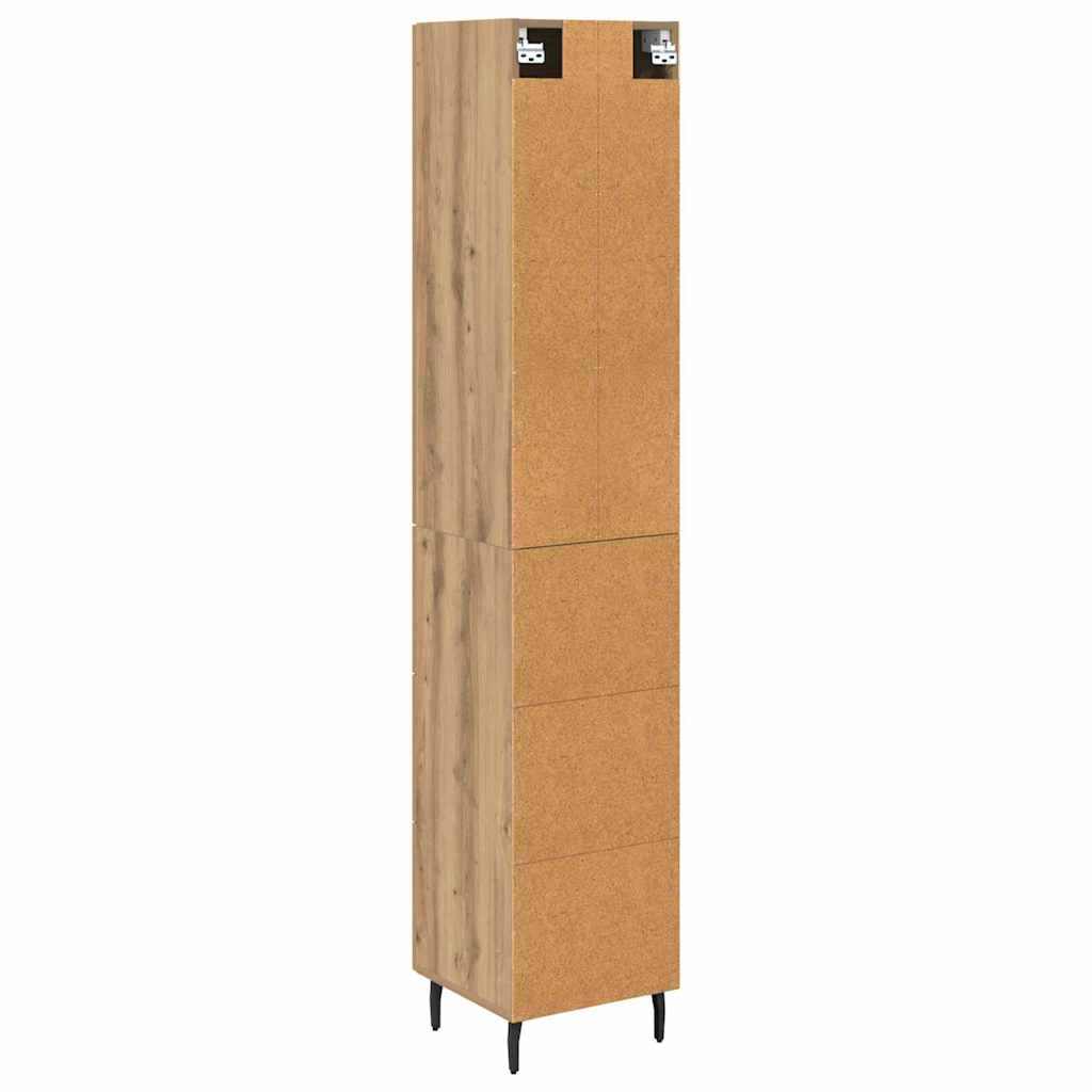 Highboard Artisan Oak 34.5 x 34 x 180 cm Engineered Wood