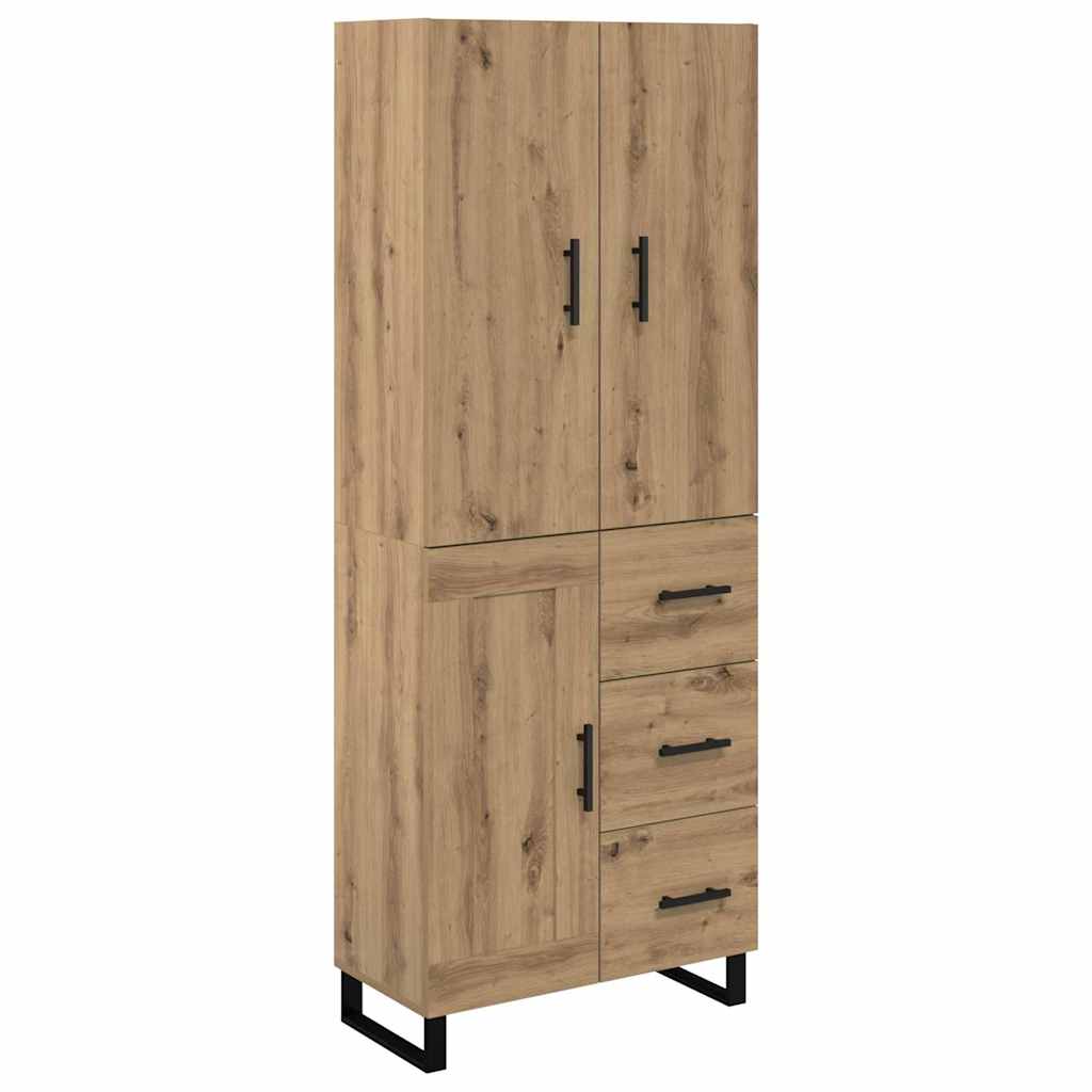 Highboard 2 pcs Artisan Oak 69.5 x 34 x 180 cm