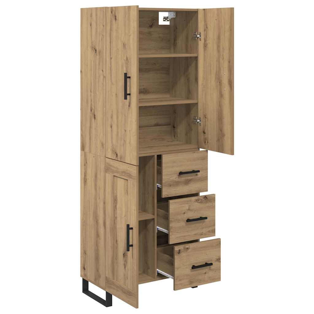 Highboard 2 pcs Artisan Oak 69.5 x 34 x 180 cm