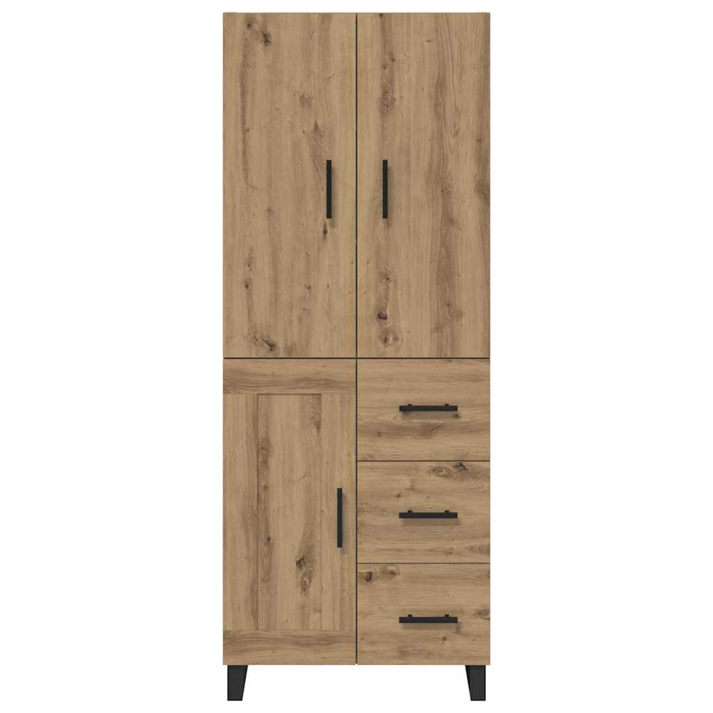 Highboard 2 pcs Artisan Oak 69.5 x 34 x 180 cm