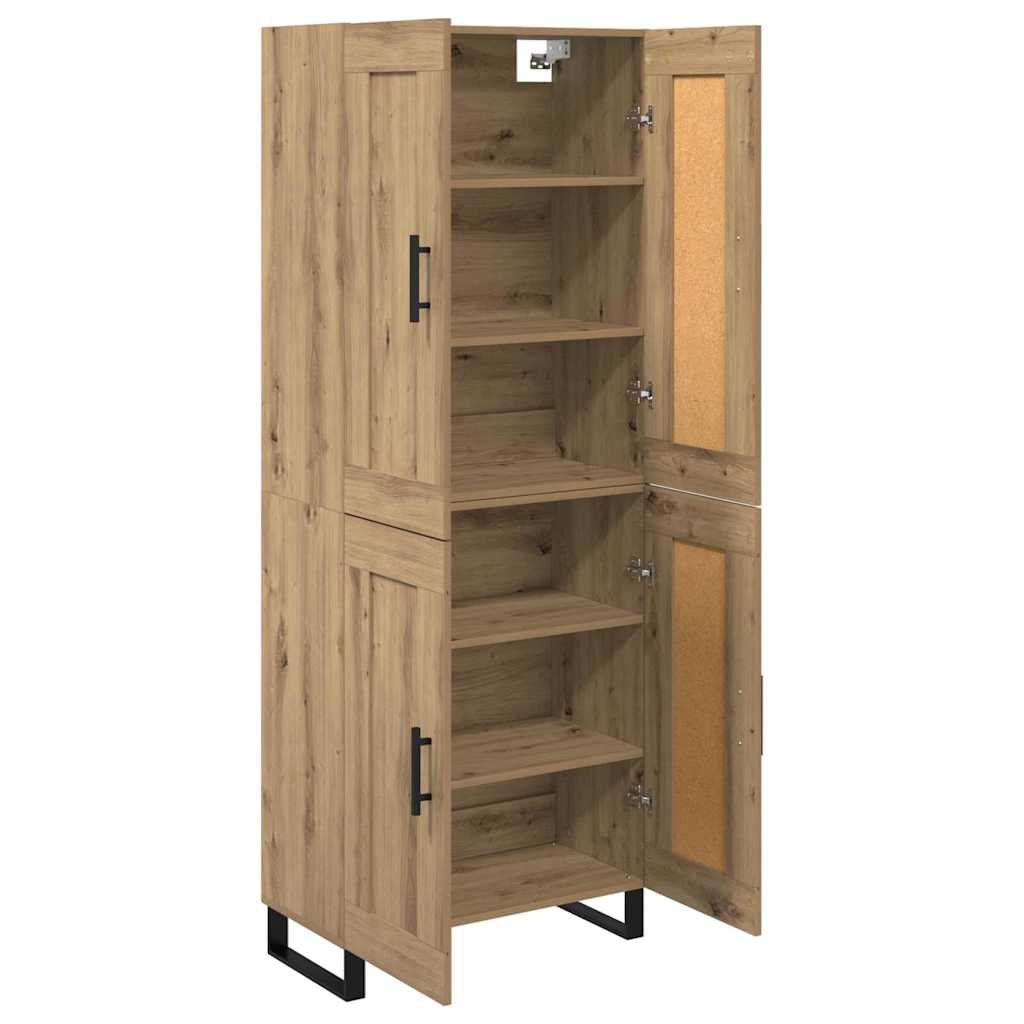 Highboard 2 pcs Artisan Oak 69.5 x 34 x 180 cm
