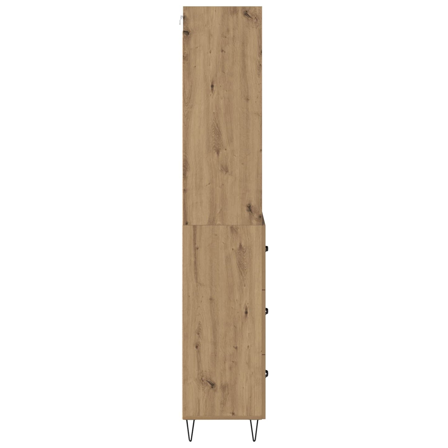 Highboard 2 pcs Artisan Oak 69.5 x 34 x 180 cm Engineered Wood