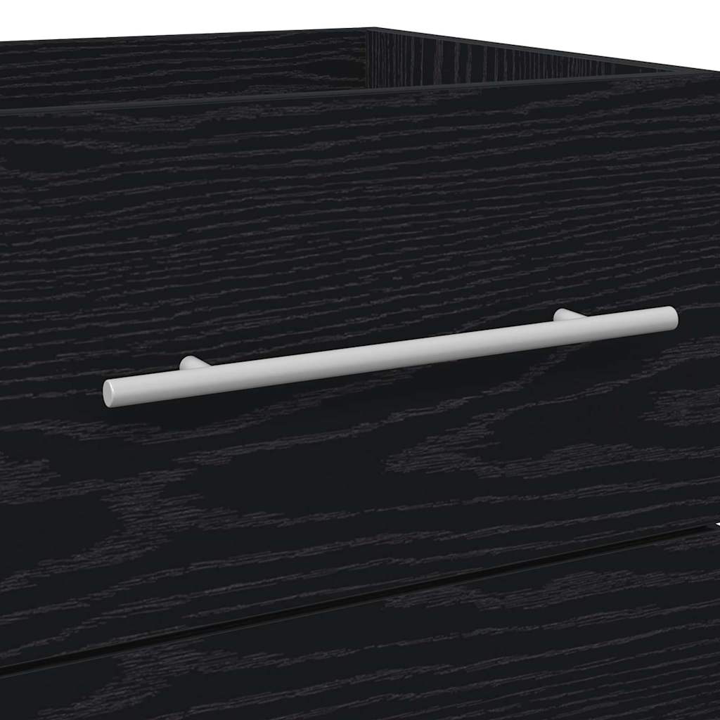 Bathroom Sink Cabinet with Drawer Black 42 x 39 x 52 cm