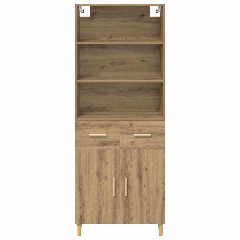 Highboard Artisan Oak 69.5 x 34 x 180 cm Engineered Wood