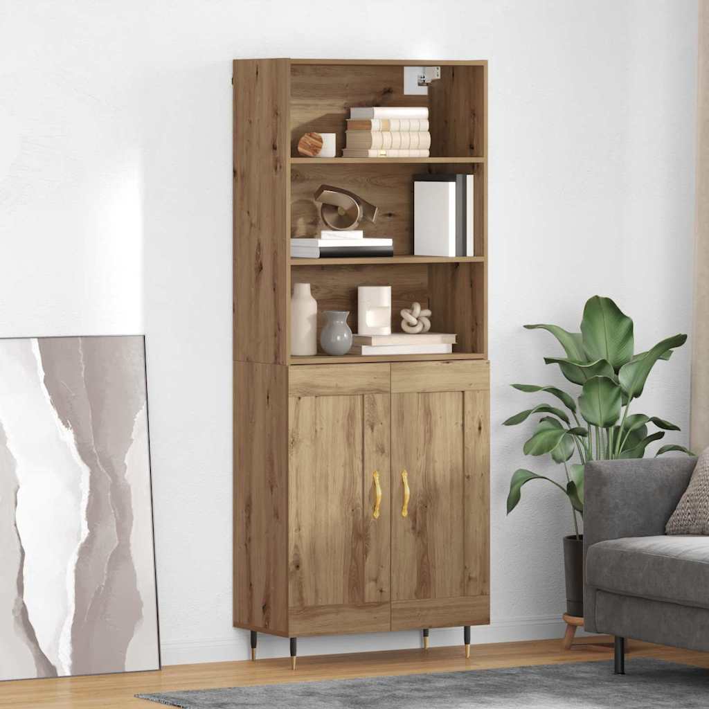 Highboard Artisan Oak 69.5 x 34 x 180 cm Engineered Wood