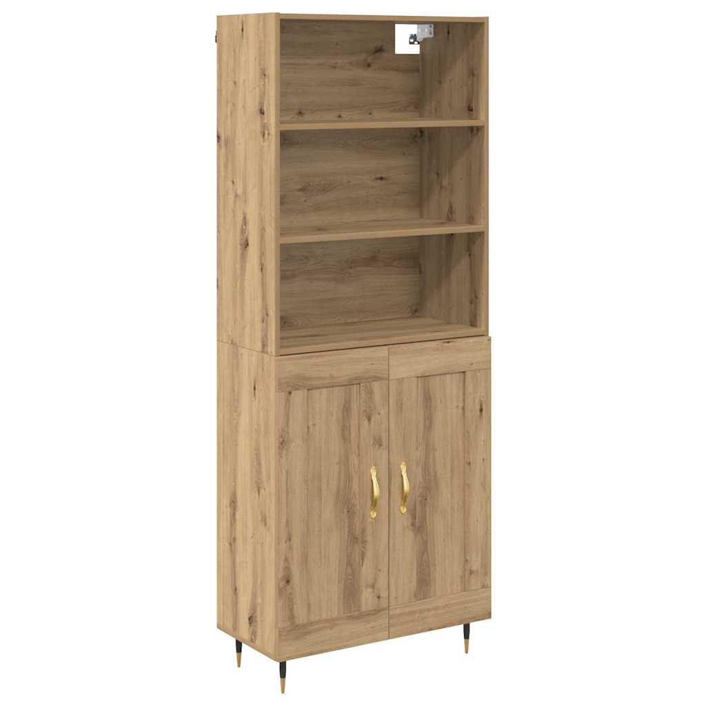 Highboard Artisan Oak 69.5 x 34 x 180 cm Engineered Wood
