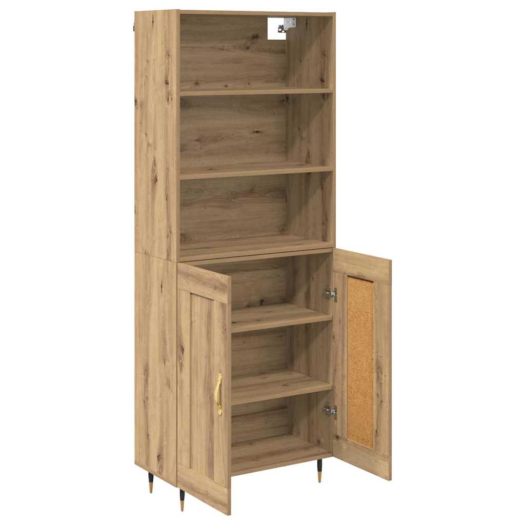 Highboard Artisan Oak 69.5 x 34 x 180 cm Engineered Wood