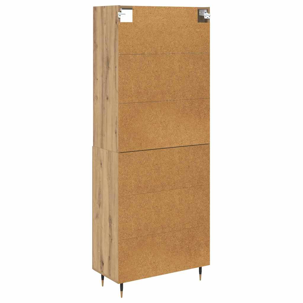 Highboard Artisan Oak 69.5 x 34 x 180 cm Engineered Wood