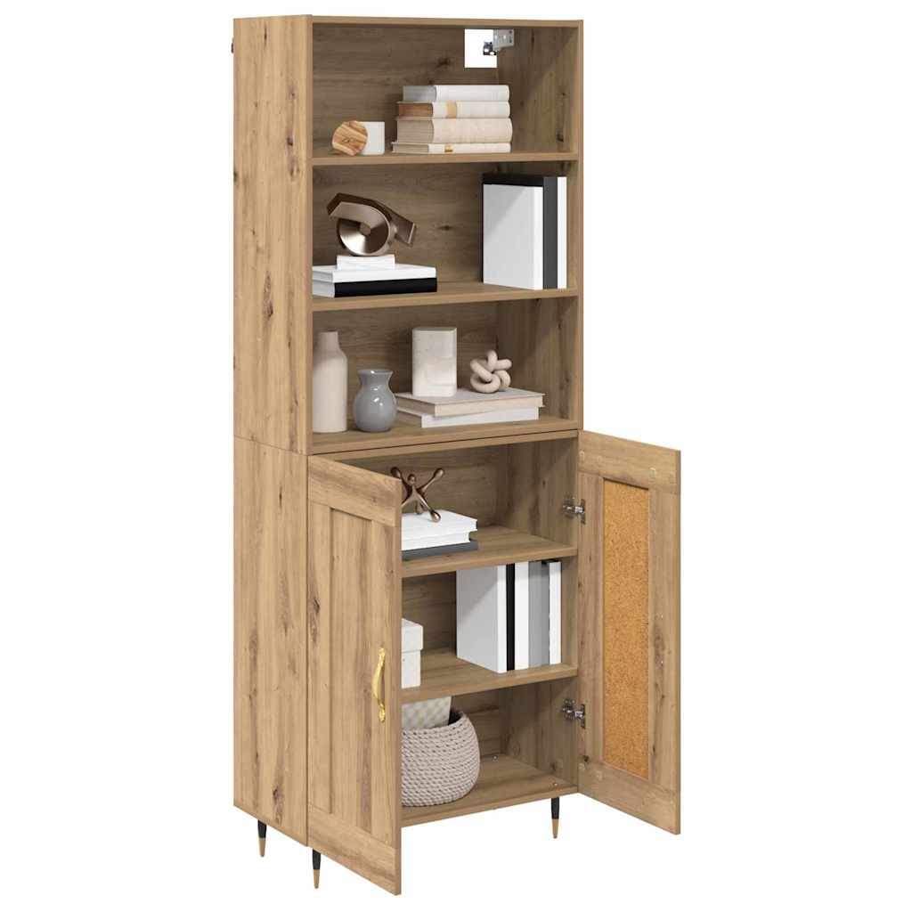 Highboard Artisan Oak 69.5 x 34 x 180 cm Engineered Wood