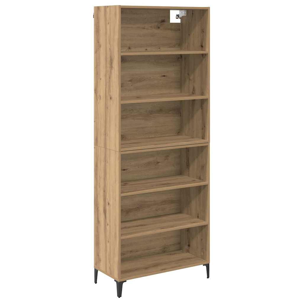 Highboard Artisan Oak 69.5 x 34 x 180 cm Engineered Wood