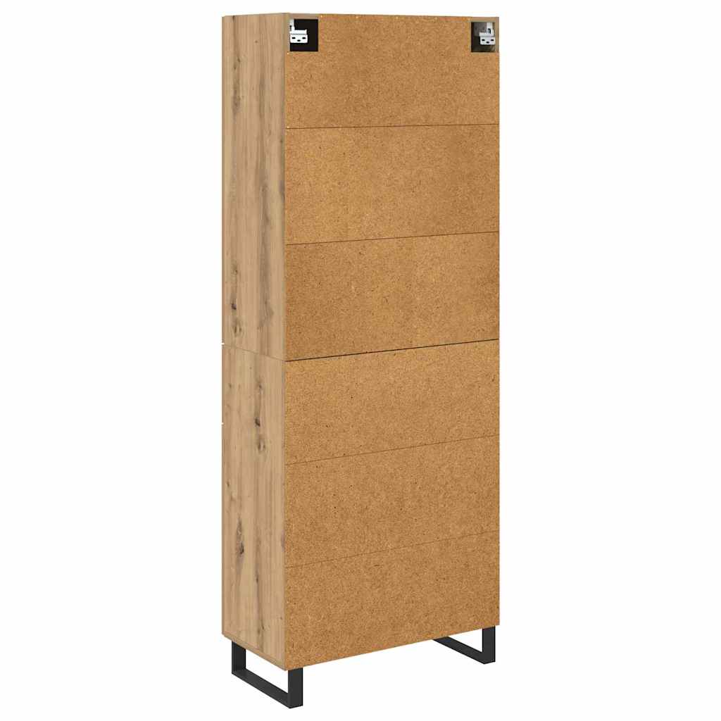 Highboard 2 pcs Artisan Oak 69.5 x 34 x 180 cm