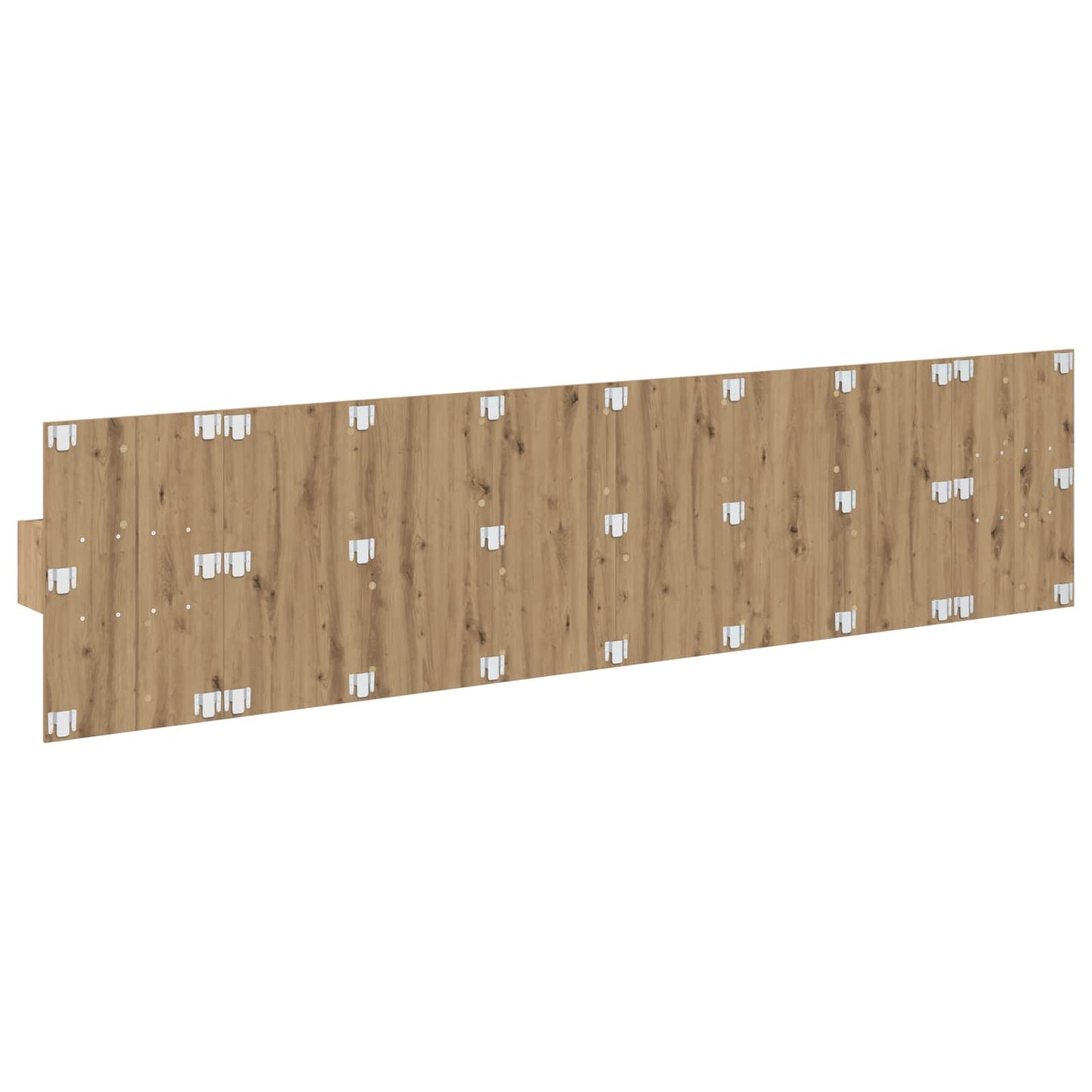 Headboard with Cabinet 3 pcs Artisan Oak Engineered Wood