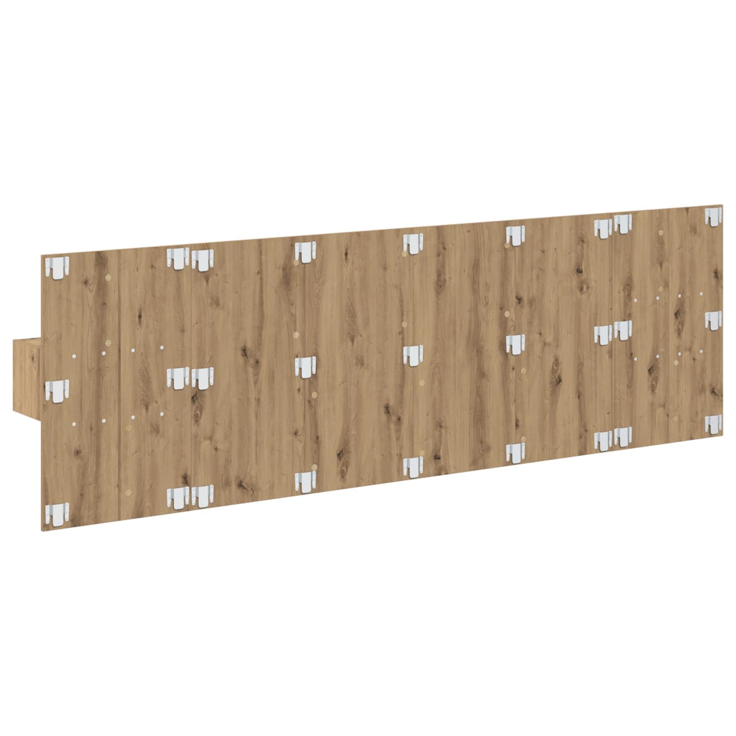 Headboard with Cabinet 3 pcs Artisan Oak Engineered Wood