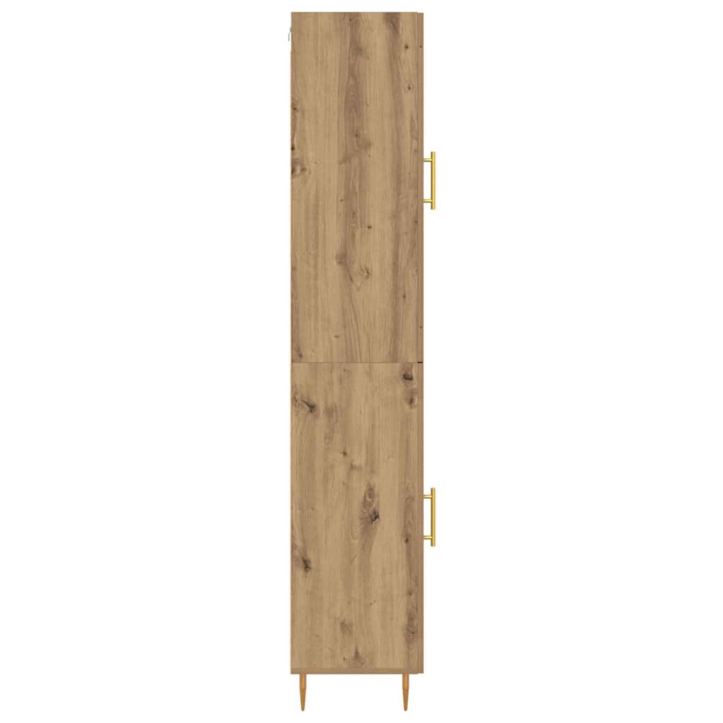 Highboard 2 pcs Artisan Oak 34.5 x 34 x 180 cm Engineered Wood