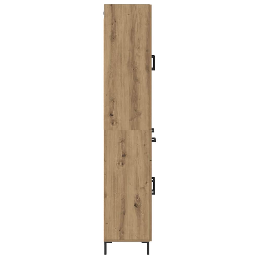 Highboard 2 pcs Artisan Oak 69.5 x 34 x 180 cm Engineered Wood