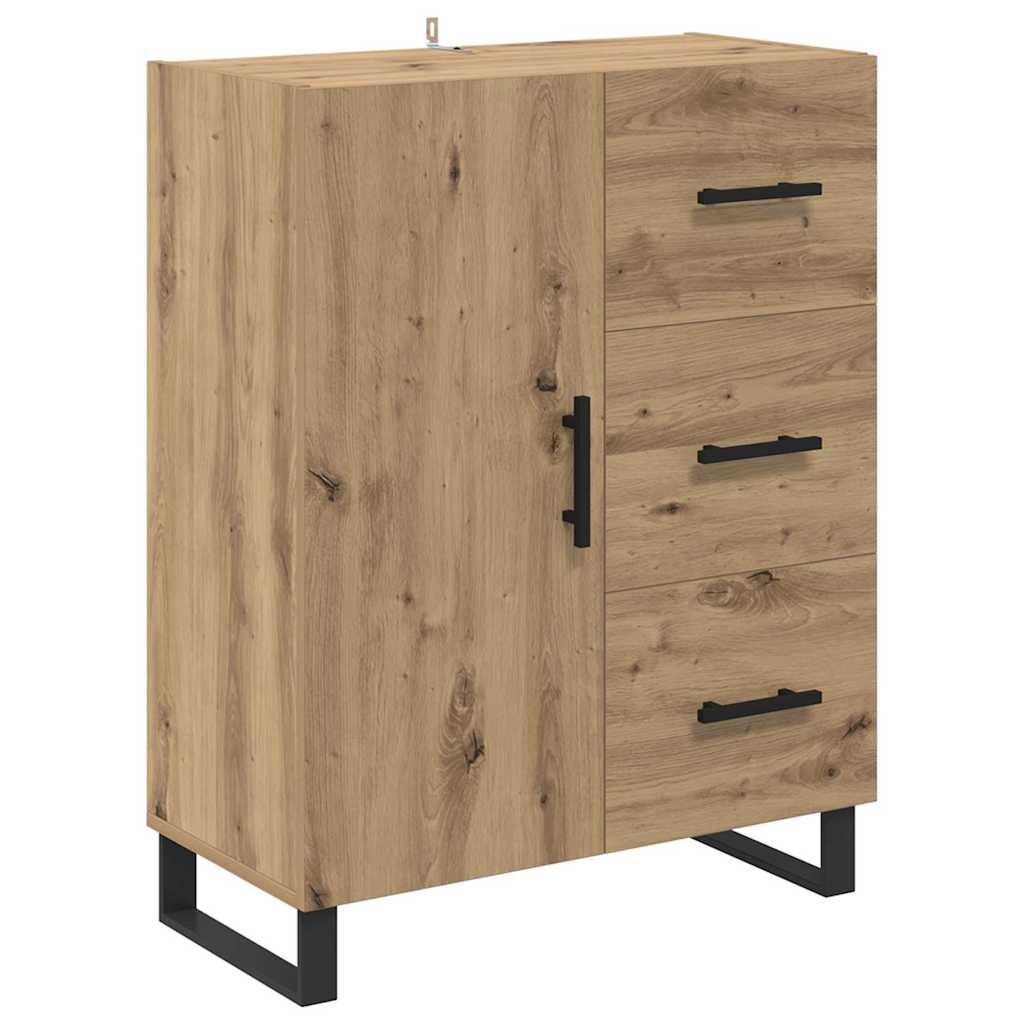 Highboard 2 pcs Artisan Oak 69.5 x 34 x 180 cm Engineered Wood