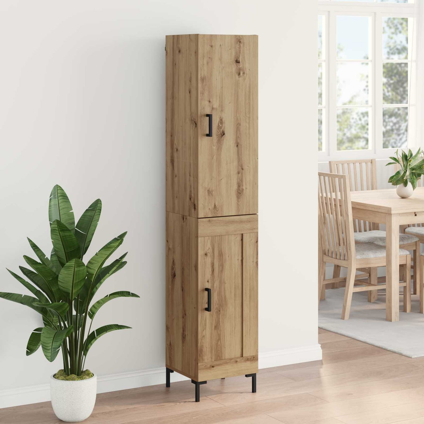 Highboard Artisan Oak 34.5 x 34 x 180 cm Engineered Wood