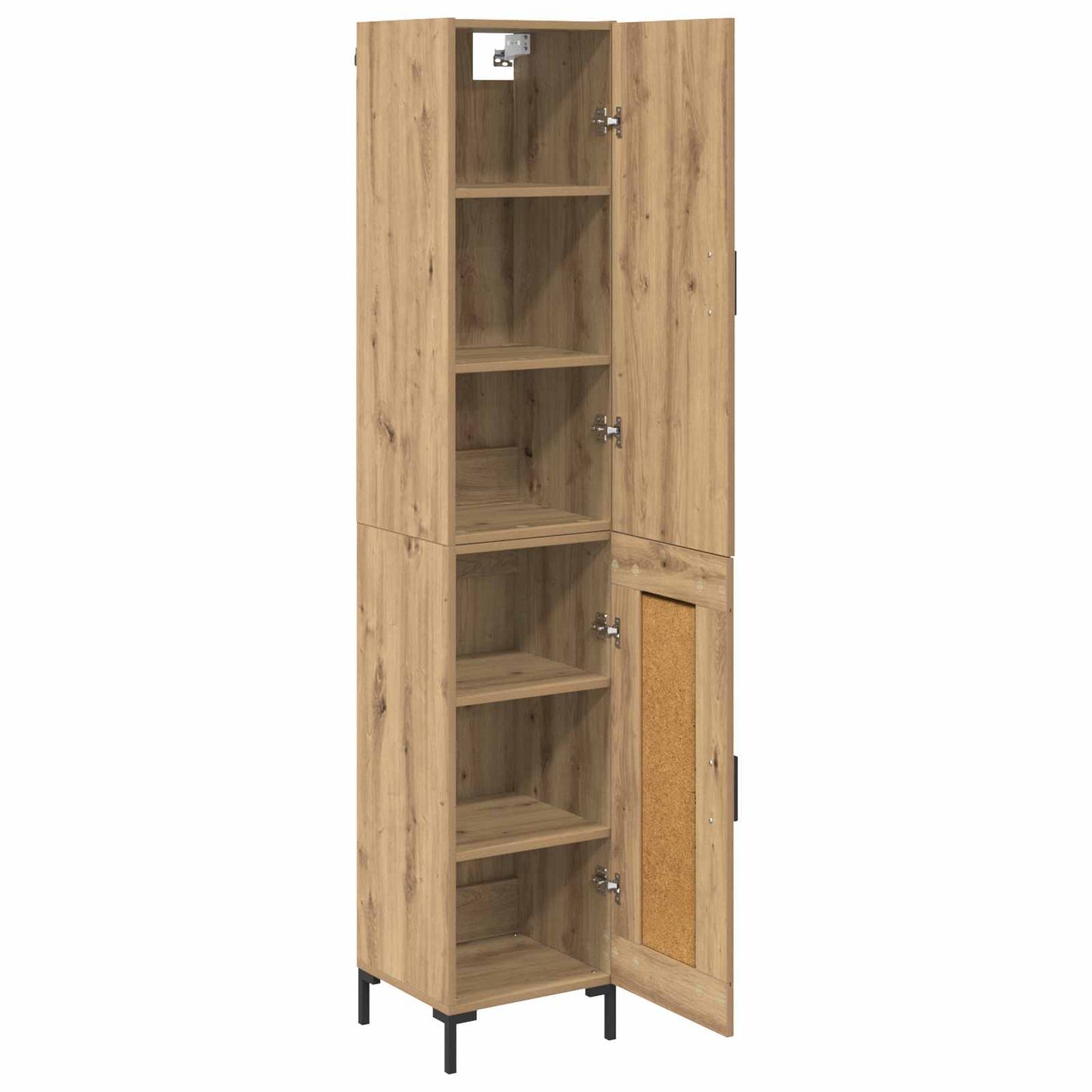 Highboard Artisan Oak 34.5 x 34 x 180 cm Engineered Wood