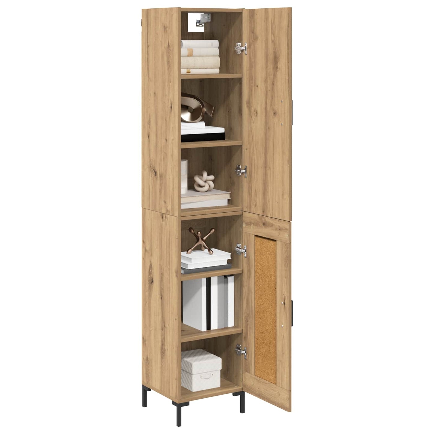 Highboard Artisan Oak 34.5 x 34 x 180 cm Engineered Wood