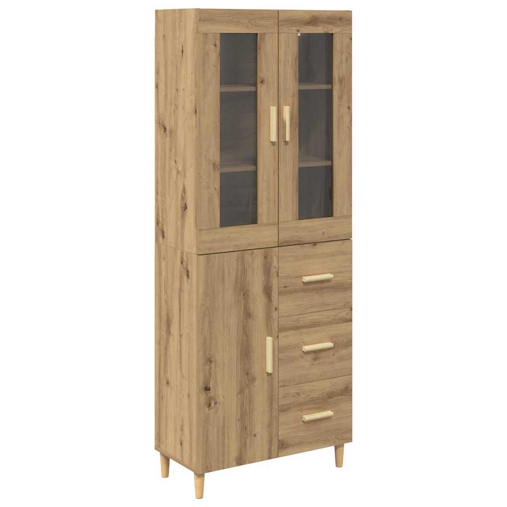 Highboard Artisan Oak 34.5 x 34 x 180 cm Engineered Wood