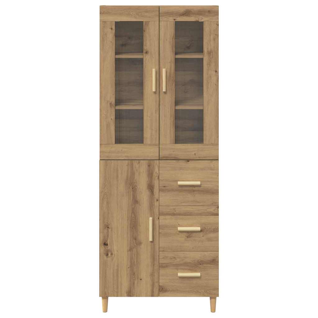 Highboard Artisan Oak 34.5 x 34 x 180 cm Engineered Wood