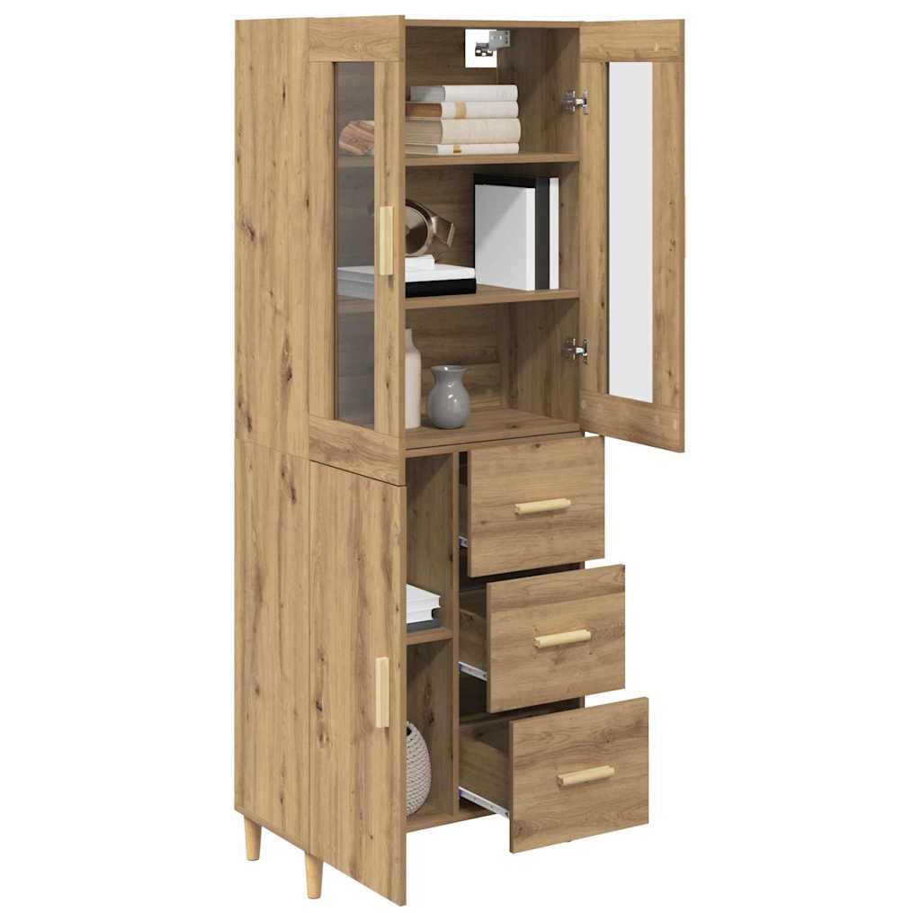 Highboard Artisan Oak 34.5 x 34 x 180 cm Engineered Wood