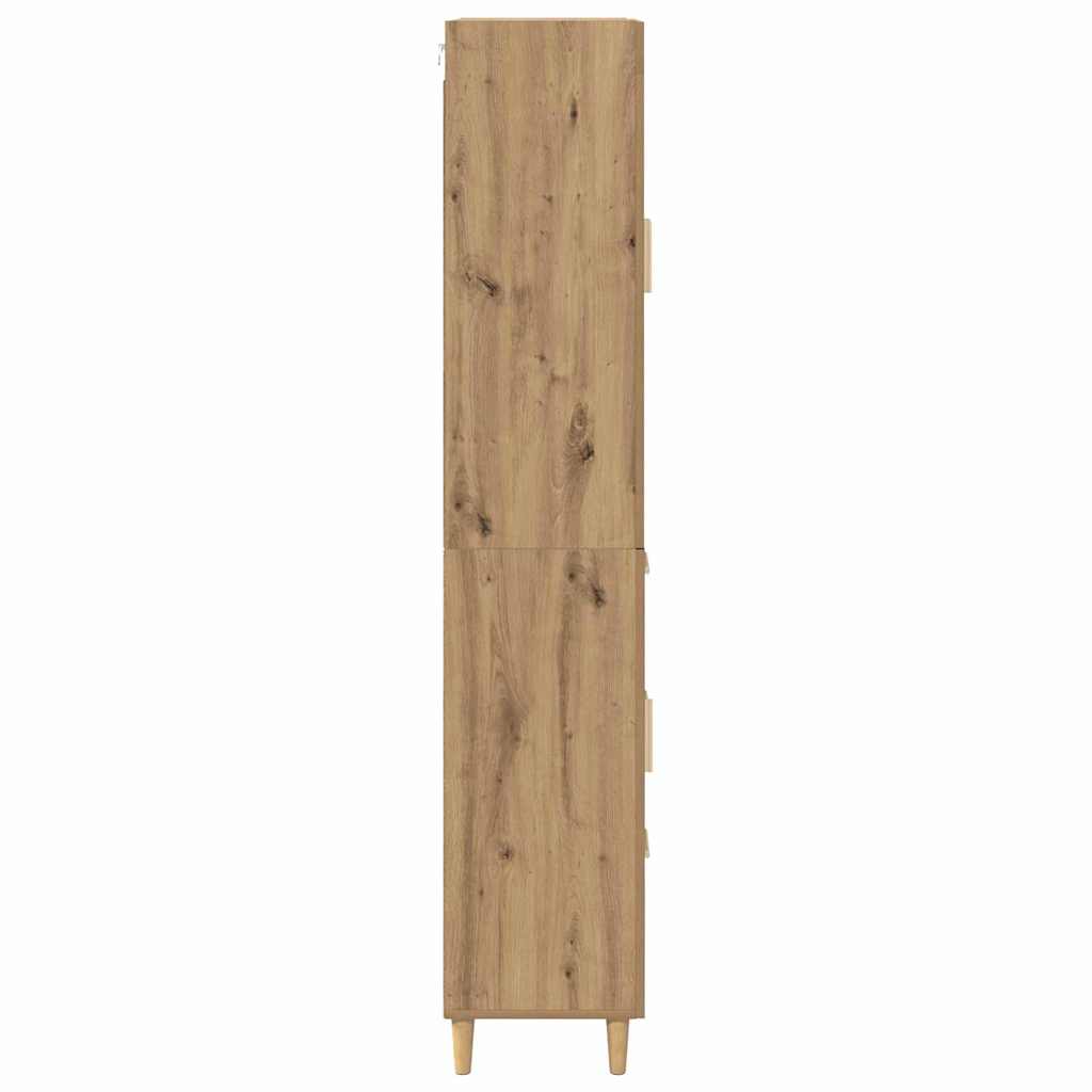 Highboard Artisan Oak 34.5 x 34 x 180 cm Engineered Wood