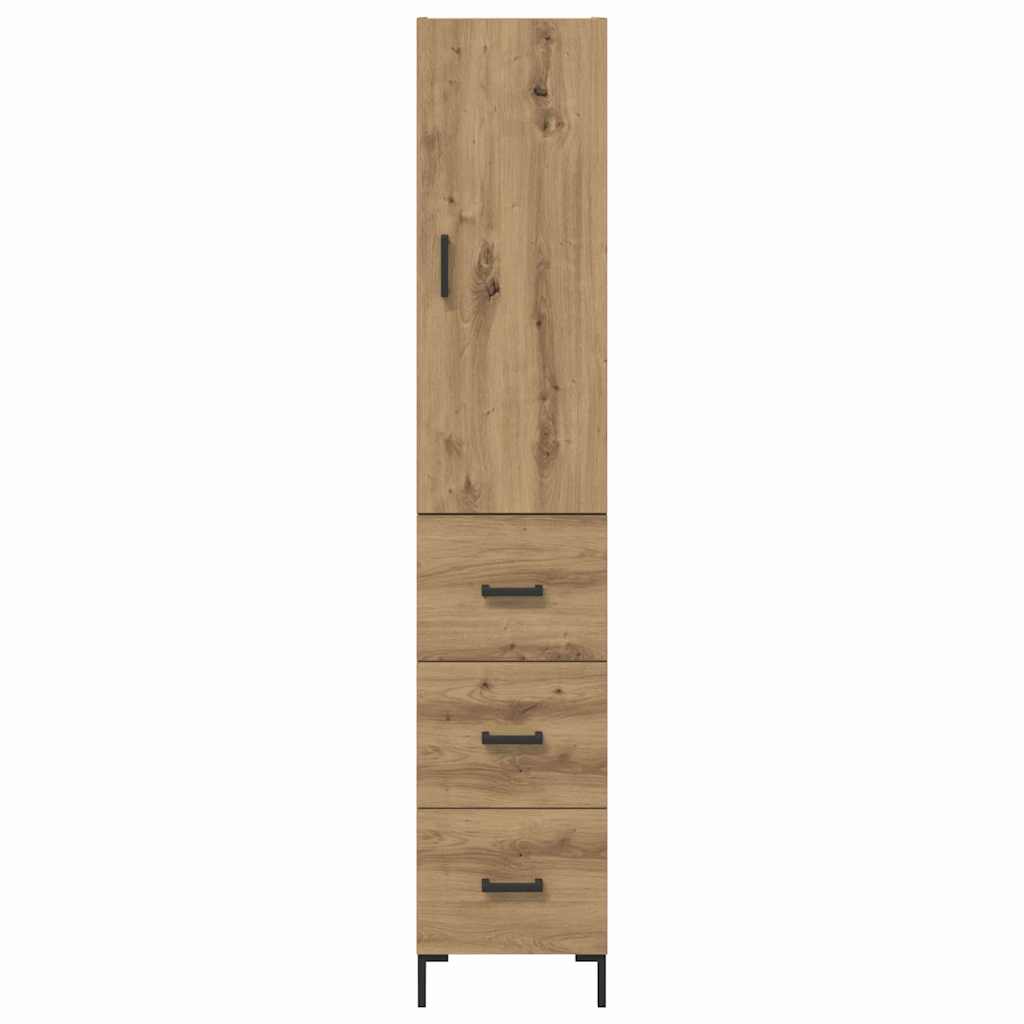 Highboard Artisan Oak 34.5 x 34 x 180 cm Engineered Wood