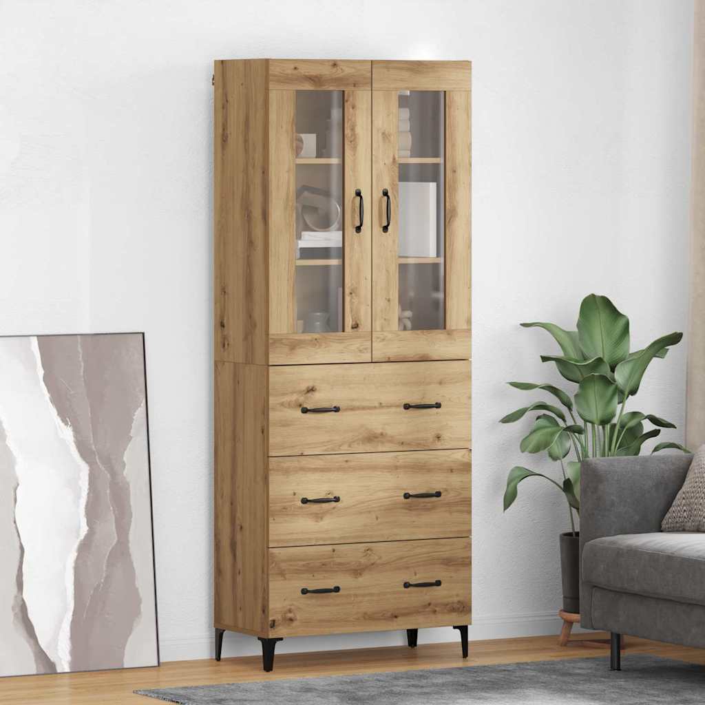Highboard Artisan Oak 69.5 x 34 x 180 cm Engineered Wood