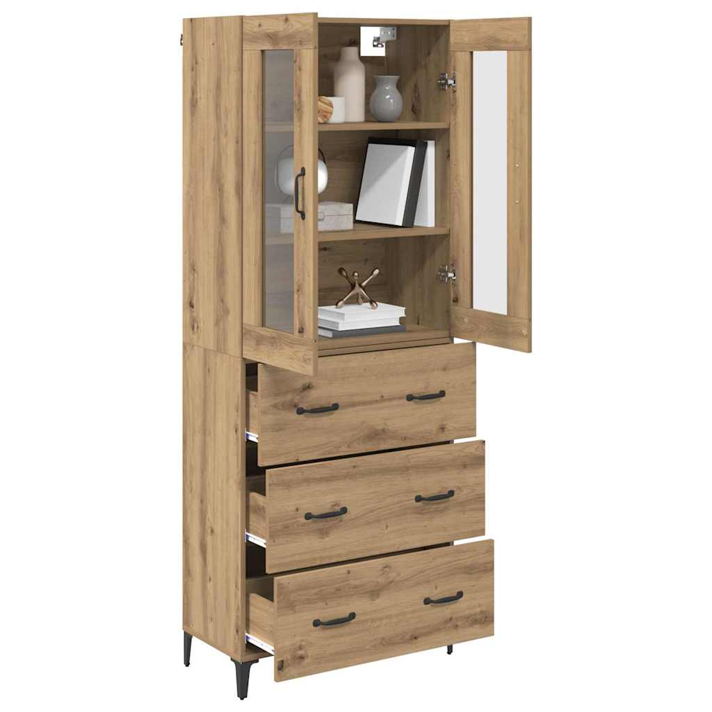 Highboard Artisan Oak 69.5 x 34 x 180 cm Engineered Wood