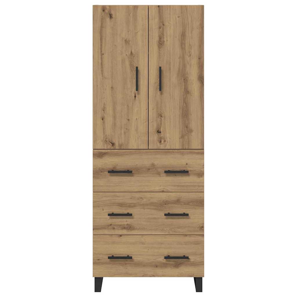 Highboard 2 pcs Artisan Oak 69.5 x 34 x 180 cm
