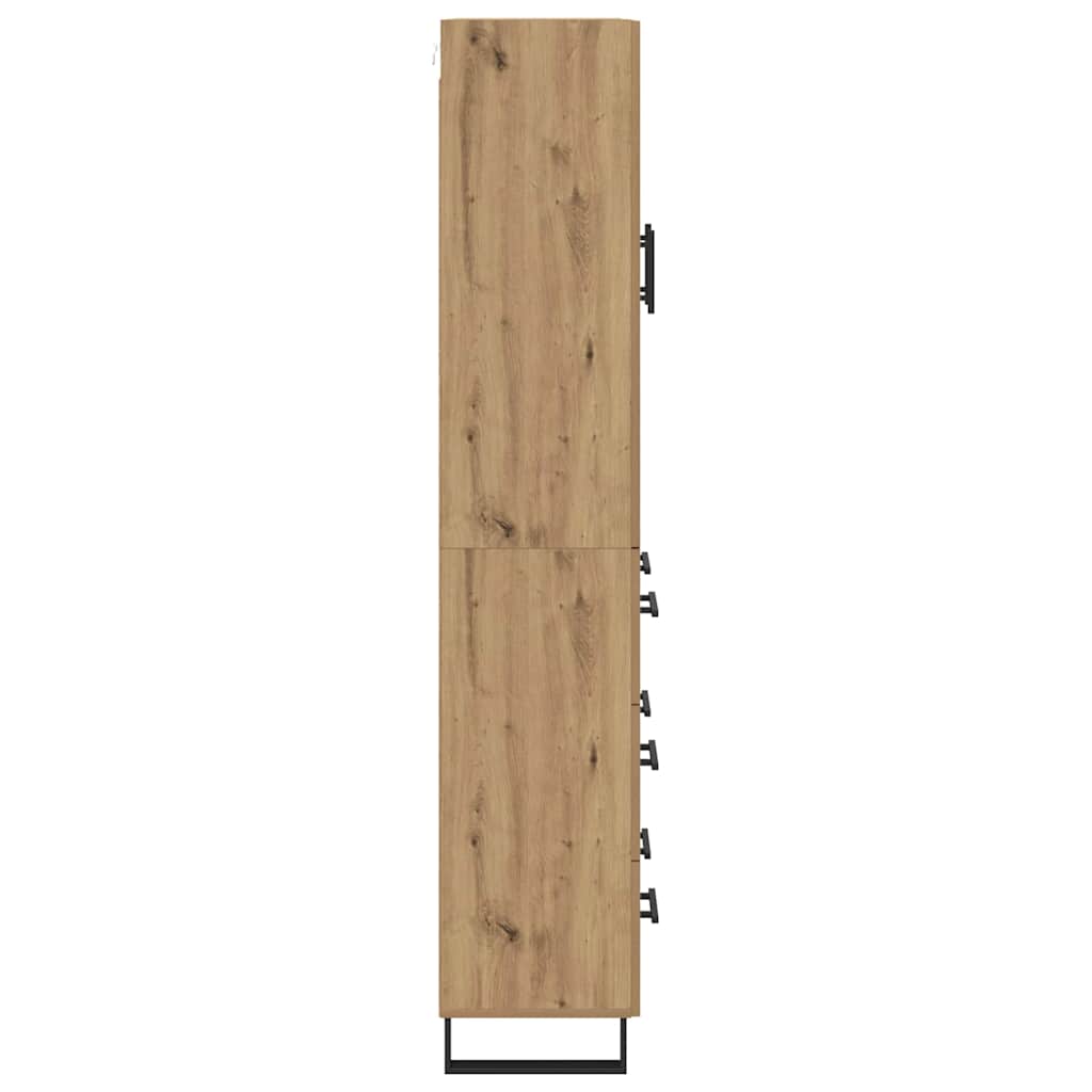 Highboard 2 pcs Artisan Oak 69.5 x 34 x 180 cm