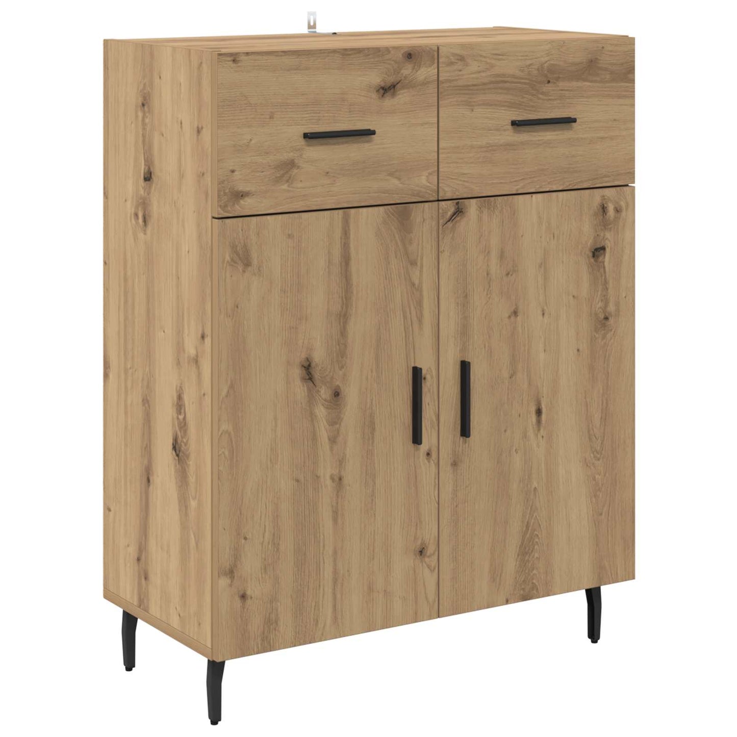 Highboard 2 pcs Artisan Oak 69.5 x 34 x 180 cm Engineered Wood