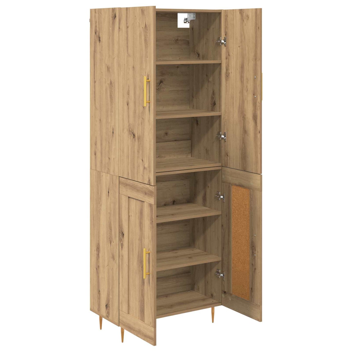 Highboard Artisan Oak 69.5 x 34 x 180 cm Engineered Wood