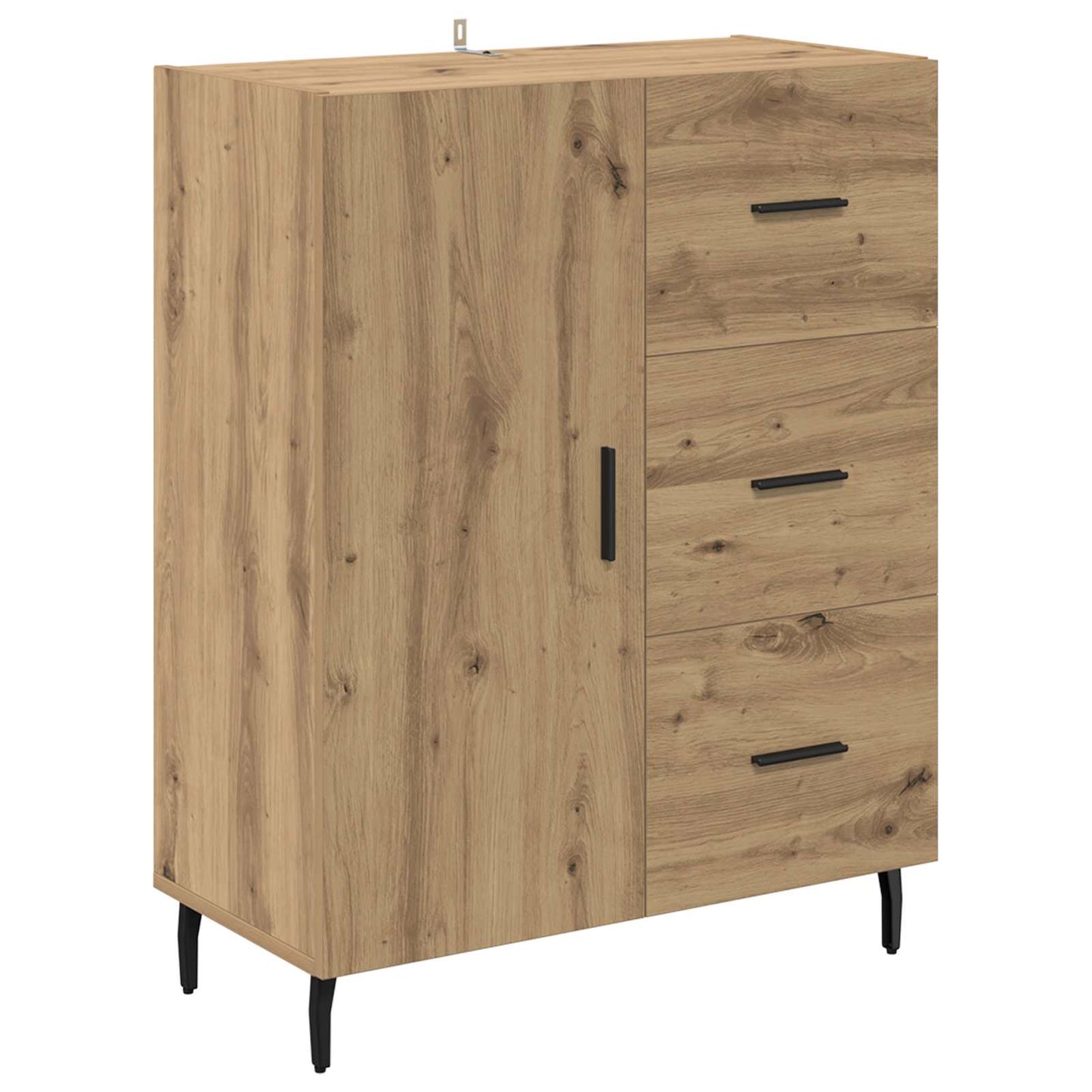 Highboard 2 pcs Artisan Oak 69.5 x 32.5 x 180 cm