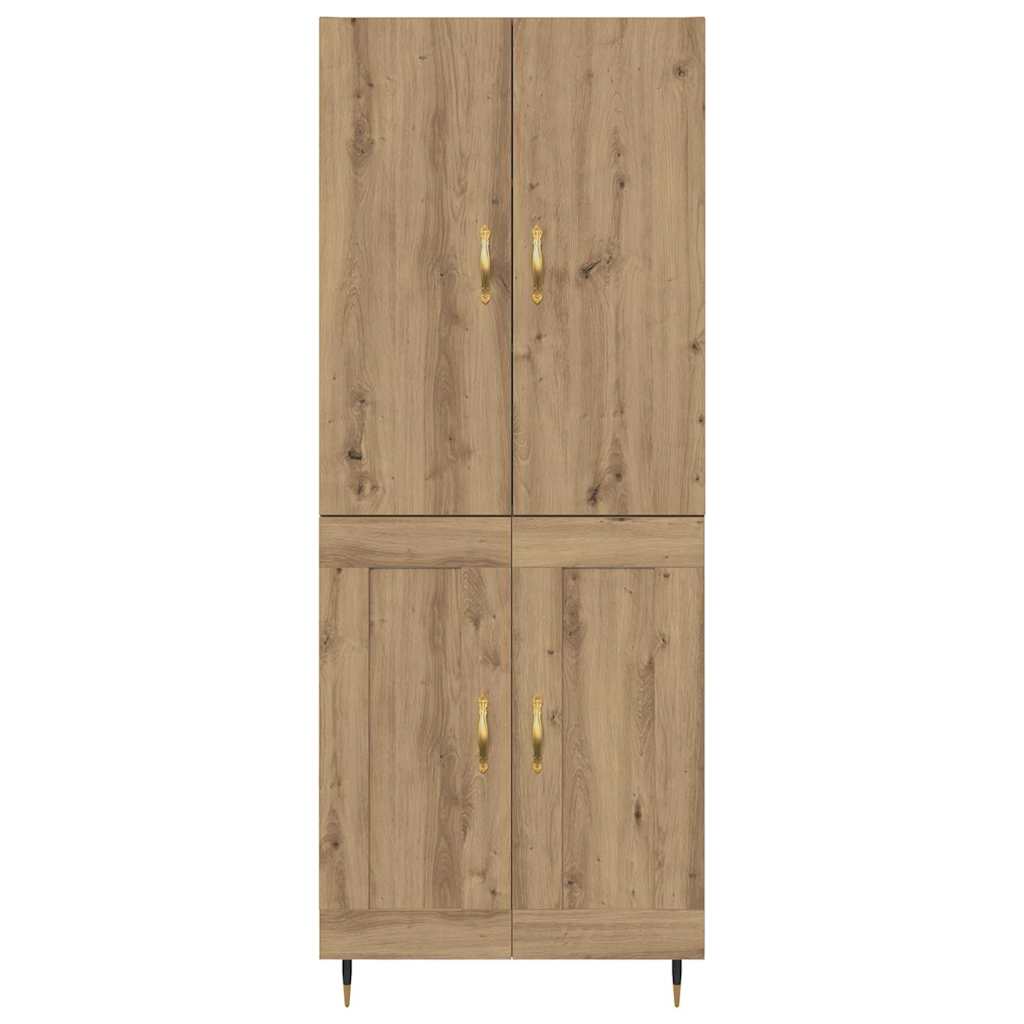 Highboard Artisan Oak 69.5 x 34 x 180 cm Engineered Wood