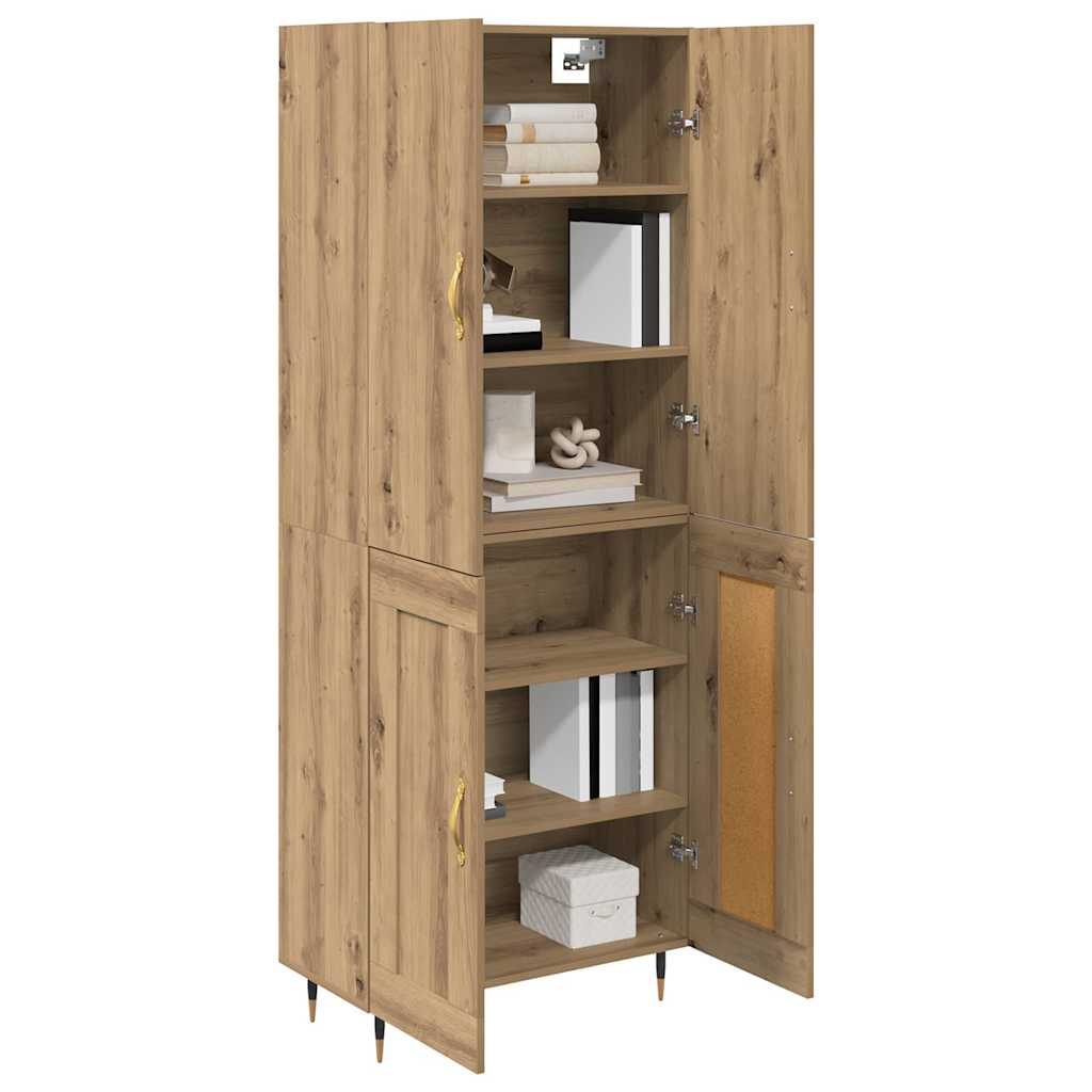Highboard Artisan Oak 69.5 x 34 x 180 cm Engineered Wood