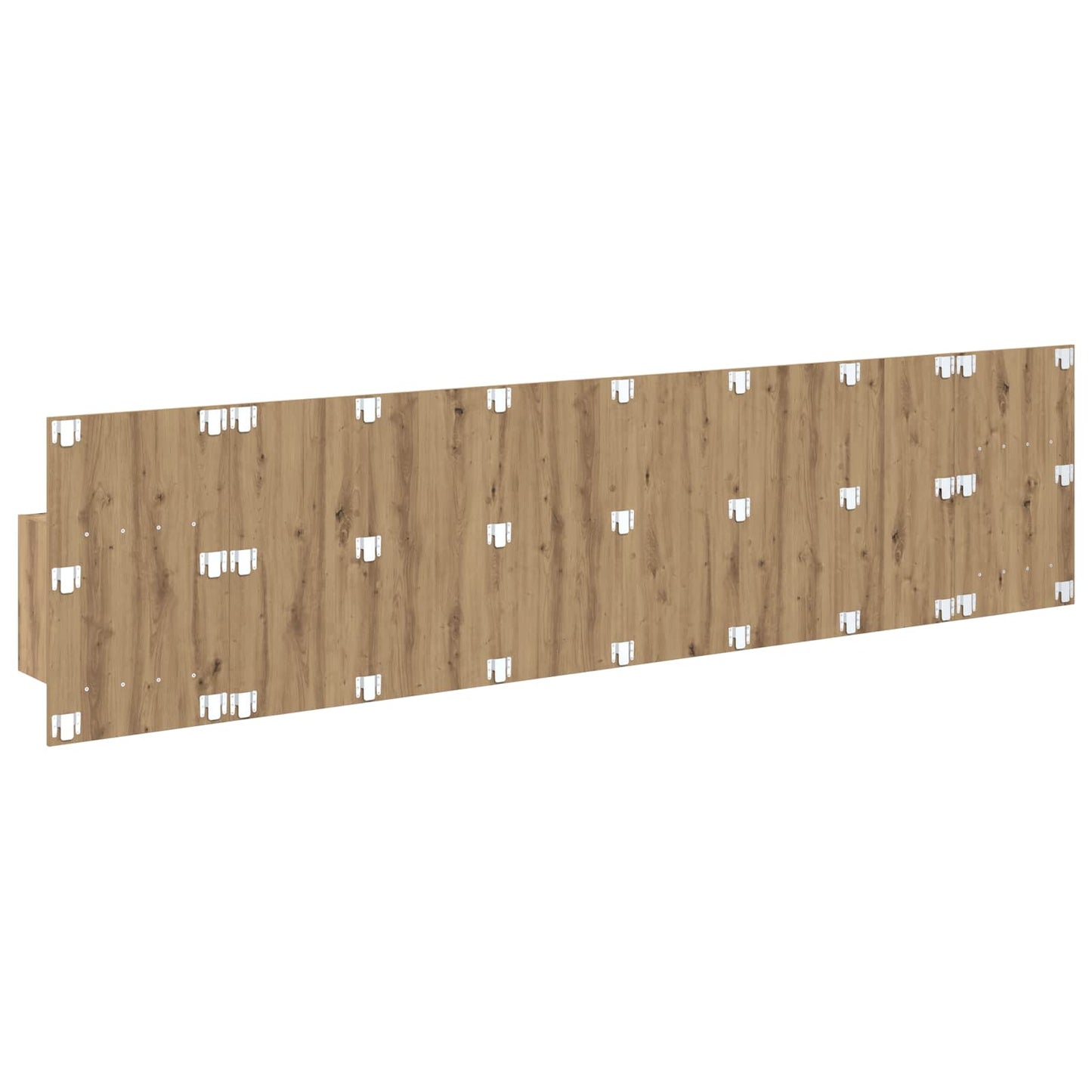 Headboard with Cabinet 3 pcs Artisan Oak Engineered Wood