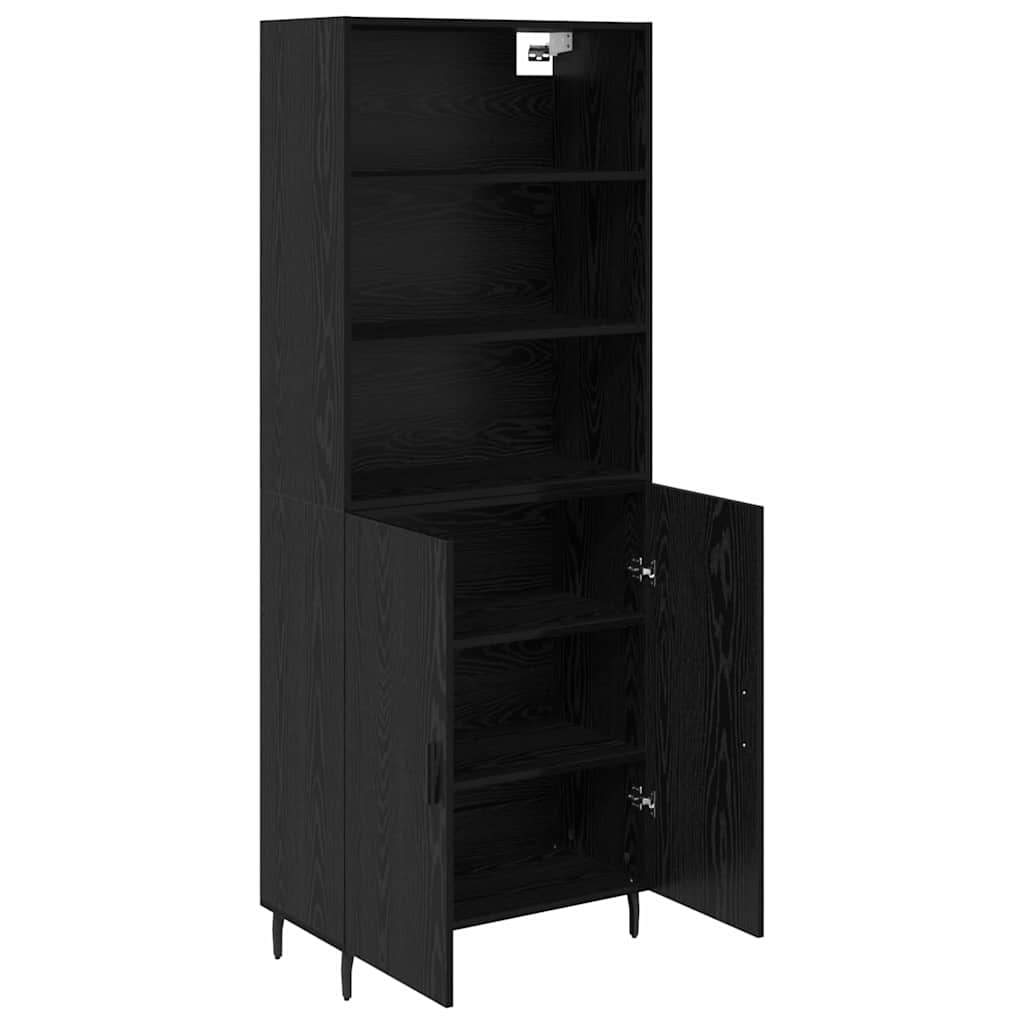 Highboard Black Oak 69.5 x 34 x 180 cm